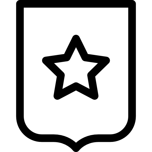 Shield with Star